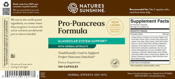 Pro-Pancreas Formula – Thriving 4 Health