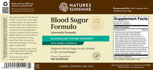 Blood Sugar Formula, Ayurvedic