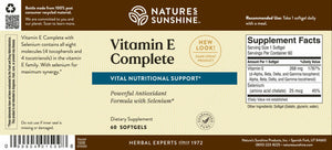 Vitamin E Complete w/Selenium