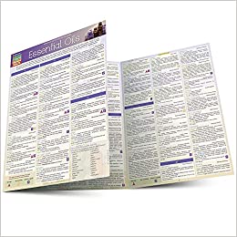 Essential Oils Laminated Reference Guide